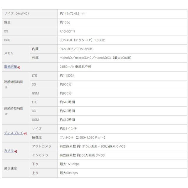 富士通 arrows M05（ホワイト）- SIMフリースマートフォン