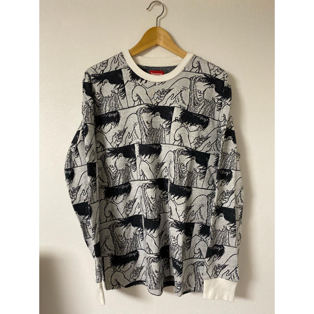 supreme akira syringe jacquard l/s topメンズ