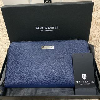 ブラックレーベルクレストブリッジ(BLACK LABEL CRESTBRIDGE)のブラックレーベルクレストブリッジ ラウンドファスナー長財布(長財布)