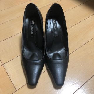 マミアン(MAMIAN)のMAMIAN黒パンプス23.5 美品★値下げ(ハイヒール/パンプス)