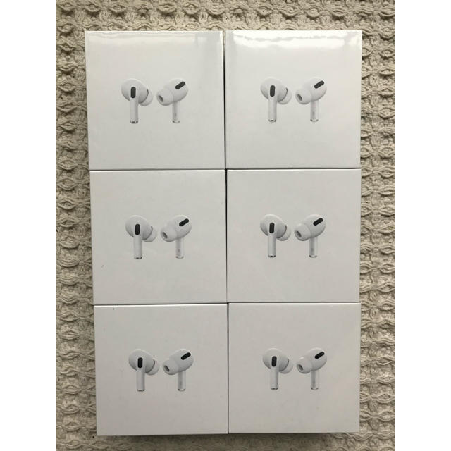 【後払い手数料無料】 - Apple 【新品未開封】apple 6台 pro airpods ヘッドフォン/イヤフォン 【後払い手数料無料】 - Apple 【新品未開封】apple 6台 pro airpods ヘッドフォン/イヤフォン