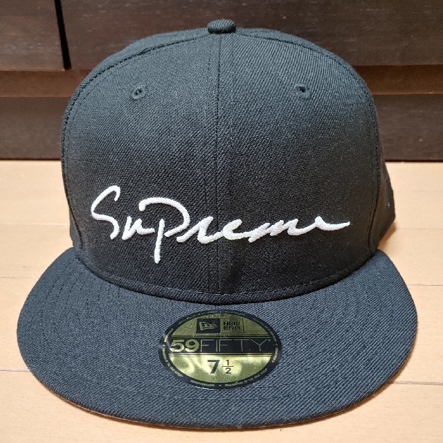 帽子Supreme NEW ERA CLASSIC Logo ニューエラ　黒