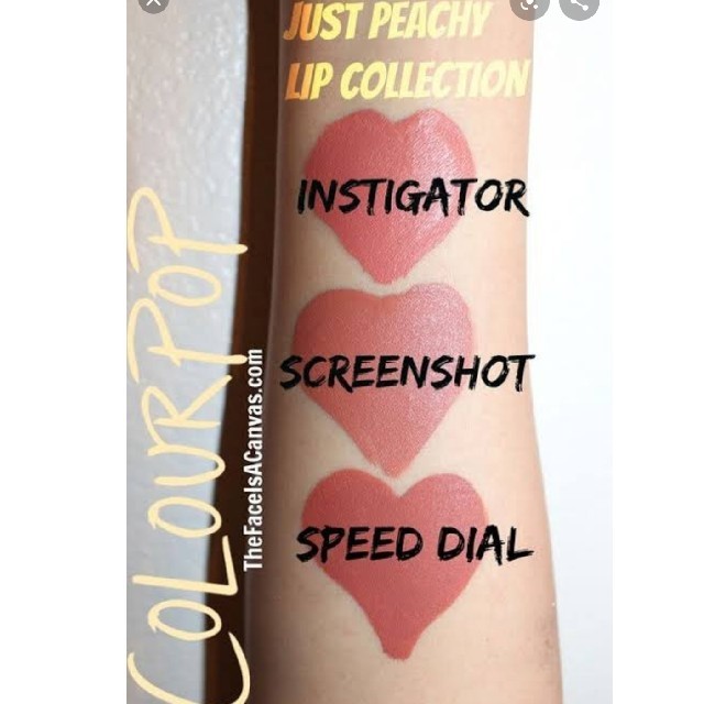 colourpop(カラーポップ)のカラーポップ "ジャスト ピーチ" リキッドリップ X 3 セット 新品 正規  コスメ/美容のベースメイク/化粧品(リップグロス)の商品写真