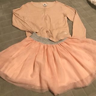 プチバトー(PETIT BATEAU)のプチバトー　チュール スカート　スカートのみ(スカート)