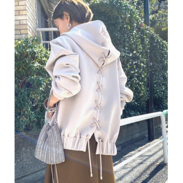 AMERI 新品☆BACK LACE UP PARKA☆ - パーカー