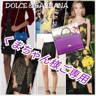 ドルチェアンドガッバーナ(DOLCE&GABBANA)のくまちゃん様ご専用 定13万 新品 ◼ドルチェ&ガッバーナショルダーバック(ショルダーバッグ)