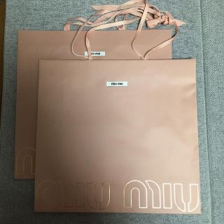 ミュウミュウ(miumiu)のミュウミュウ miumiu 紙袋(ショップ袋)