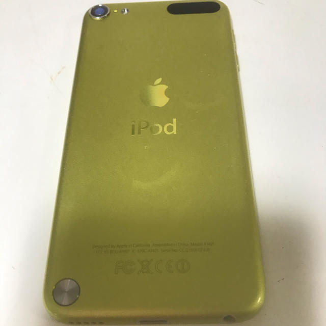 iPod touch(アイポッドタッチ)のiPod タッチ！32GB・モデルＡ１４２１！イエローゴールド スマホ/家電/カメラのオーディオ機器(ポータブルプレーヤー)の商品写真