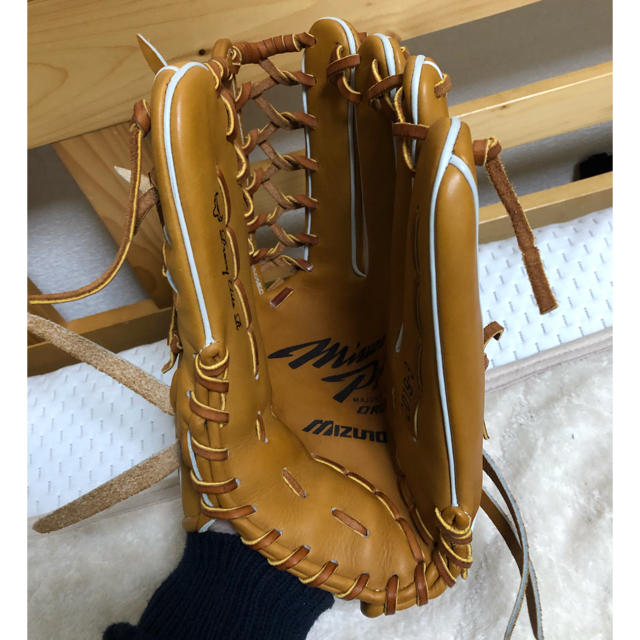 MIZUNO(ミズノ)のミズノプロ 軟式オーダーグローブ 外野手用 スポーツ/アウトドアの野球(グローブ)の商品写真