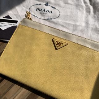 プラダ(PRADA)の【再お値下げ】PRADA クラッチバッグ(クラッチバッグ)