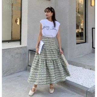 ザラ(ZARA)のバースデーバッシュ　ツイードスカート　birthdaybash(ロングスカート)