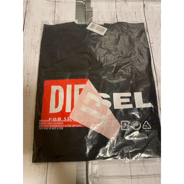 新品 DIESEL Tシャツ XLサイズ ブラック ロゴ プリント ディーゼル