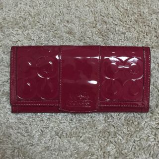 コーチ(COACH)の《COACH》エナメル長財布(財布)