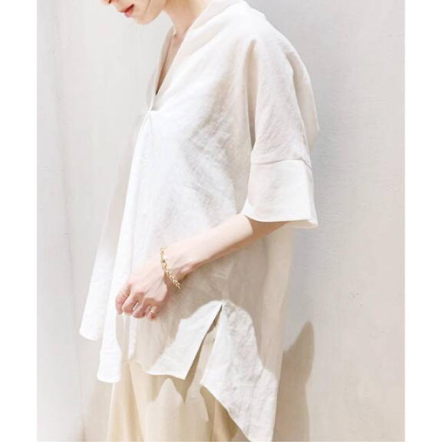 Plage(プラージュ)のLinen mix Over ブラウス レディースのトップス(シャツ/ブラウス(長袖/七分))の商品写真