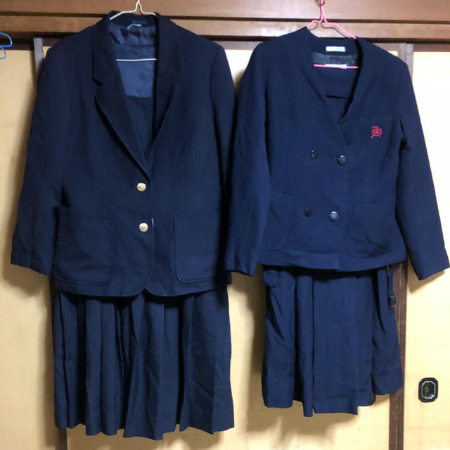 高校制服冬服　ジャンパースカート ・ブレザー　２点セット（ブラウス１枚付き）