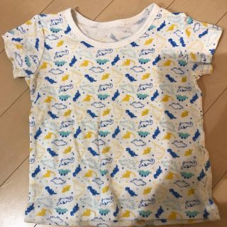 イオン(AEON)のイオン　綿100%恐竜柄インナー半袖Tシャツ 幼児サイズ90 (Tシャツ/カットソー)