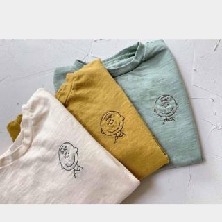 キャラクター 刺繍 トップス 𖠚ᐝ(Tシャツ/カットソー)