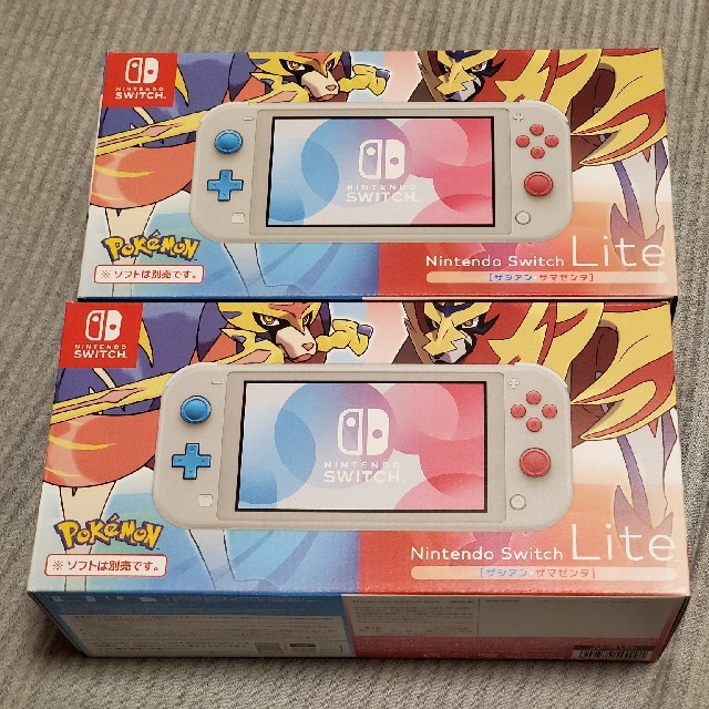 【新品】Nintendo Switch lite ザシアン・ザマゼンタ 2台