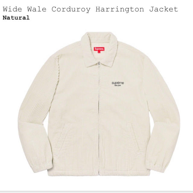 wide wale corduroy harringtong jacket L