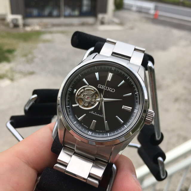 SSA357J1 セイコー  プレザージュ　美品　Dバックル革ベルト@7000円時計