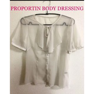 プロポーションボディドレッシング(PROPORTION BODY DRESSING)のプロポ♥️シースルーシフォントップス(シャツ/ブラウス(半袖/袖なし))