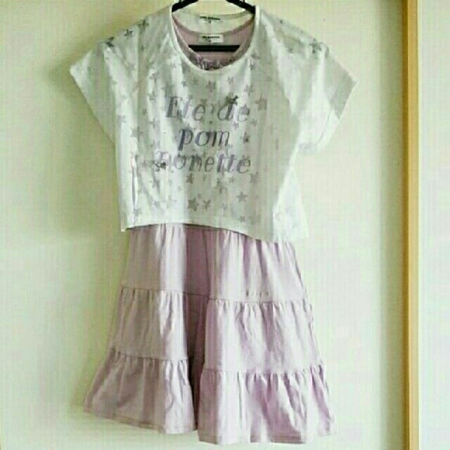 pom ponette(ポンポネット)の【140】ポンポネット　ワンピース キッズ/ベビー/マタニティのキッズ服女の子用(90cm~)(ワンピース)の商品写真