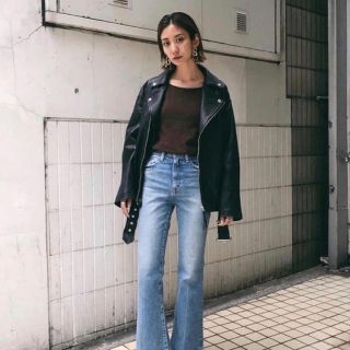 マウジー(moussy)のMOUSSY OVERSIZED LEATHER JACKET(ライダースジャケット)