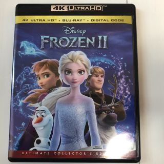 アナと雪の女王2 4Kuhd/Blu-ray 海外版　中古　4Kのみに日本語(アニメ)