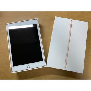 アイパッド(iPad)のiPad mini 5 本体 256G ゴールド wi-fi(タブレット)