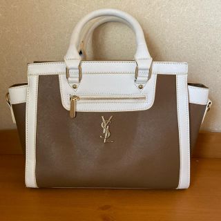 YSL ハンドバッグ　ブラウン(ハンドバッグ)