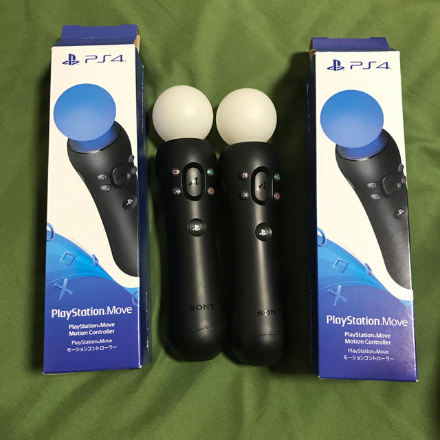 エンタメ/ホビーPS MOVE モーションコントローラー（美品）2本