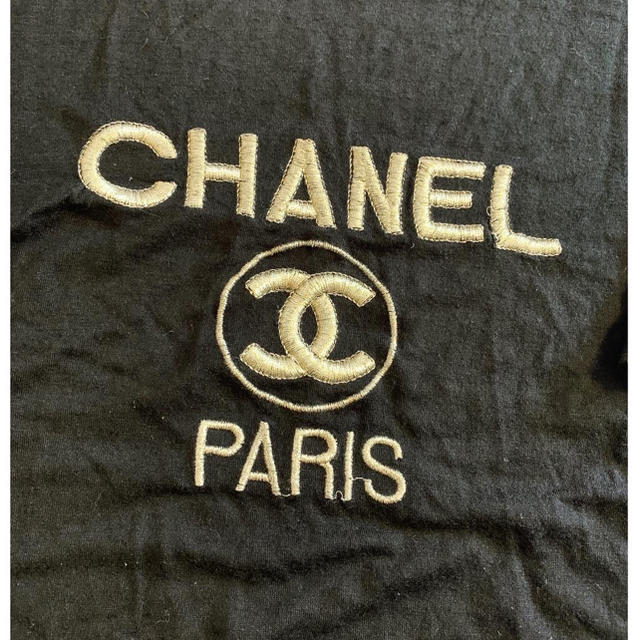 CHANEL - 90'S CHANEL 刺繍ロゴTシャツの通販 by ゆきんこ's CHANEL - 90'S CHANEL 刺繍ロゴTシャツの通販 by ゆきんこ's