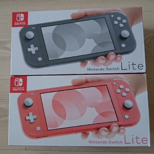 Nintendo Switch LITE コーラル グレー 2台セット(新品 (任天堂 Nintendo Switch LITE コーラル グレー 2台セット(新品 (任天堂