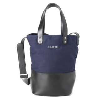 ミルクフェド(MILKFED.)のmilkfed. CANVAS LEATHER 2WAY BAG(トートバッグ)