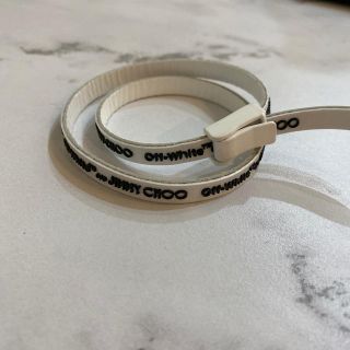 オフホワイト(OFF-WHITE)のoff-white jimmychoo コラボ　レア　ブレスレット(ブレスレット)