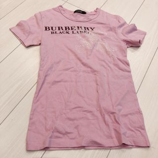 バーバリーブラックレーベル(BURBERRY BLACK LABEL)の【しずく様専用】バーバリー　ブラックレーベル　ロゴTシャツ　ピンク　1(Tシャツ/カットソー(半袖/袖なし))