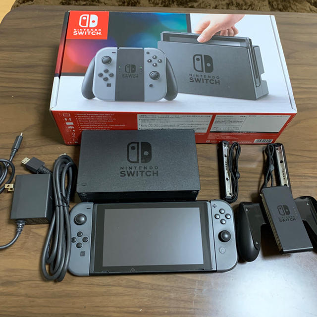 Nintendo Switch JOY-CON グレー 本体  HAC-S-KA