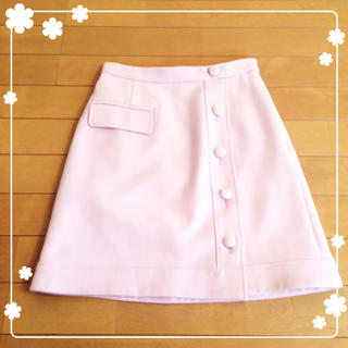 プロポーションボディドレッシング(PROPORTION BODY DRESSING)のサイドボタン台形スカート♡(ミニスカート)