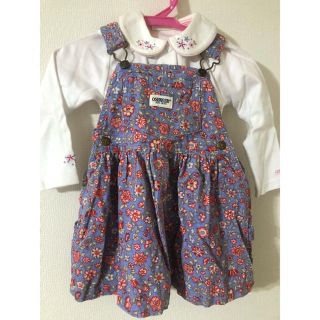 オシュコシュ(OshKosh)のOshkosh ベビー服 90cm  ブラウスとスカート コーデュロイ 花柄(その他)