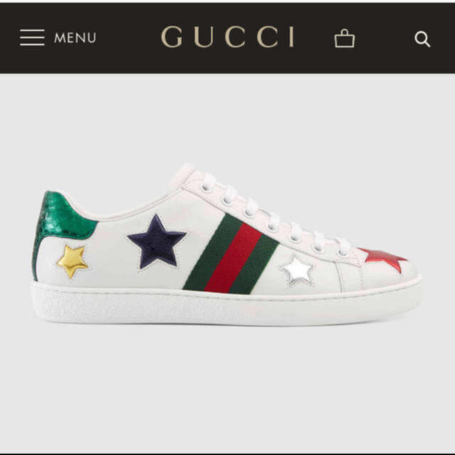 Gucci(グッチ)のグッチ　スニーカー　スター　星 レディースの靴/シューズ(スニーカー)の商品写真