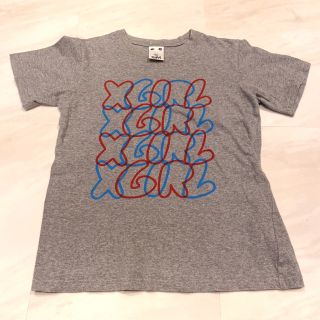 エックスガール(X-girl)のX-girl グレー ロゴT(Tシャツ(半袖/袖なし))