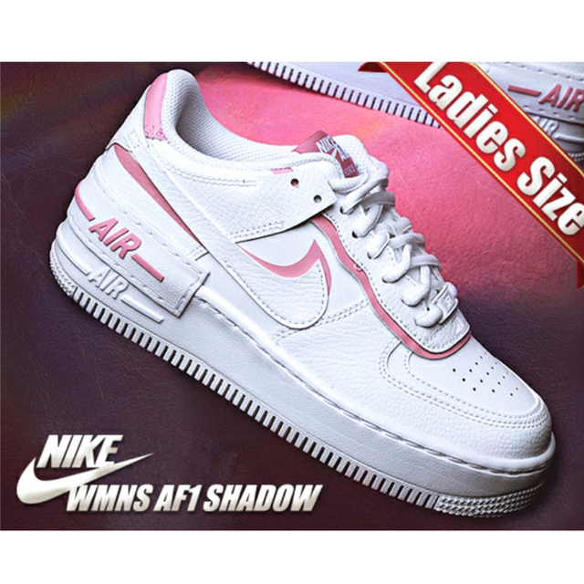 NIKE(ナイキ)の（新品）NIKE WMNS AIR FORCE 1 SHADOW PINK レディースの靴/シューズ(スニーカー)の商品写真