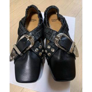 トーガ(TOGA)の【お取置き】TOGA PULLA “CROSS STRAP BALLETシューズ(バレエシューズ)