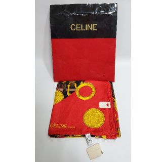 セリーヌ(celine)の正規品 CHANEL大判ハンカチ スカーフ 包装紙付き(バンダナ/スカーフ)