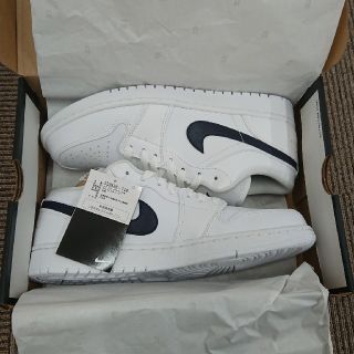 ナイキ(NIKE)のNIKE AIR JORDAN 1 LOW OBSIDIAN WHITE 28(スニーカー)