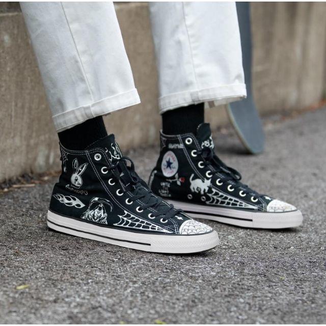 BlackSIZEUS9 CONS CHUCK TAYLOR ALL STAR PRO 黒