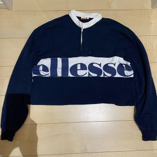 エレッセ(ellesse)のエレッセ☆ショート丈☆ネイビー☆M(トレーナー/スウェット)