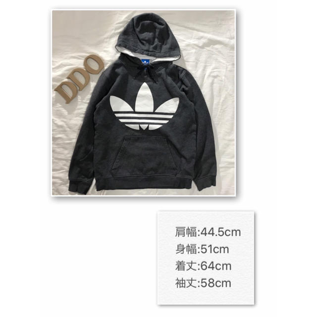 adidas(アディダス)の『Ram様専用』adidas デカロゴ　プリント　パーカー メンズのトップス(パーカー)の商品写真