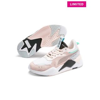 エミアトリエ(emmi atelier)のPUMA RS-X リインベント ウィメンズ 24.5㎝　ピンク(スニーカー)