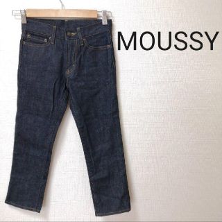 マウジー(moussy)の【美品】マウジー　MOUSSY　デニムパンツ　クロップドパンツ　M　24 (クロップドパンツ)